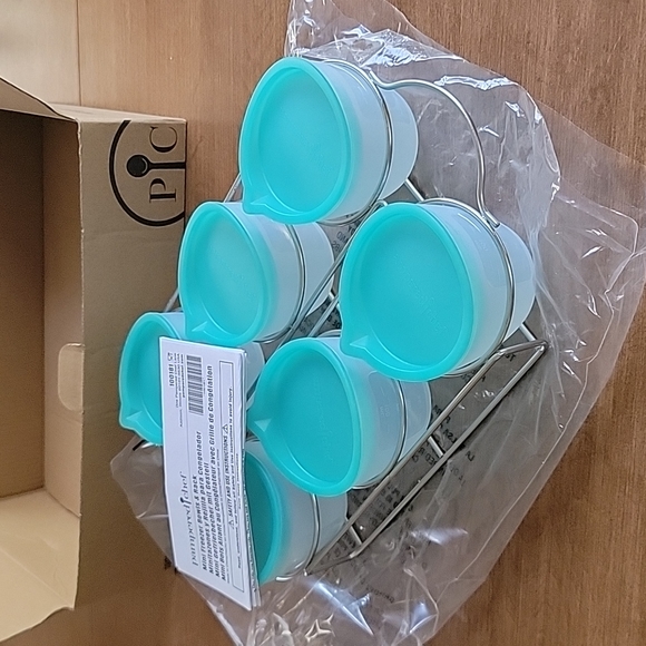 Pampered Chef Kitchen Pampered Chef Mini Freezer Bowls Rack Poshmark